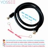 YOSSEE PVC Smooth Shower Hose 1.5M / 59 Inch with
