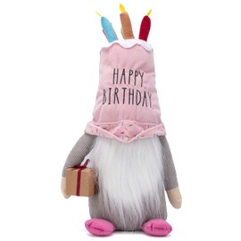 Rae Dunn Kitchen Gnome - Home Decor Decorations - Scandinavian/Swedish/Nordic Tomte Nisse Plush Figurine - 19" Elf with Beard Ornament for Shelf, Table, Desk Décor (Pride (Valentine Gnome))