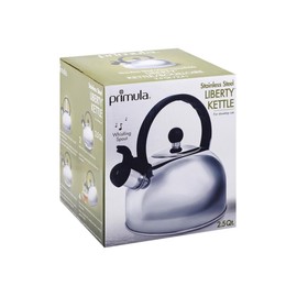 Primula Stainless Steel 2.5 qt. Whistling Stovetop Tea Kettle (PTK-6525)