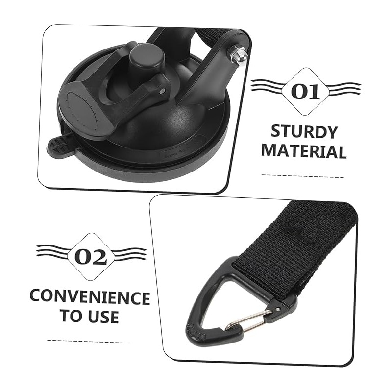 2PCS Heavy Duty Suction Cups,Camping Tarp Accessory Suction Cup Attachment,Outdoor