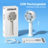 WHOLEV Portable Handheld Fan with Refrigeration Mode, 3 Speed Cold