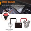 Nilight Battery Disconnect Switch 100A Master Disconnect Isolator 12V-48V On