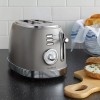 West Bend Toaster 2 Slice Retro-Styled Stainless Steel with 4