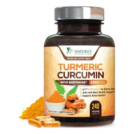 Turmeric Curcumin Con Bioperina 1950mg Cúrcuma | 240 Caps.