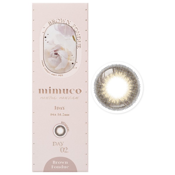 [ かわにしみき (みきぽん) プロデュース カラコン ] mimuco (ミムコ) ワンデー 10枚入り