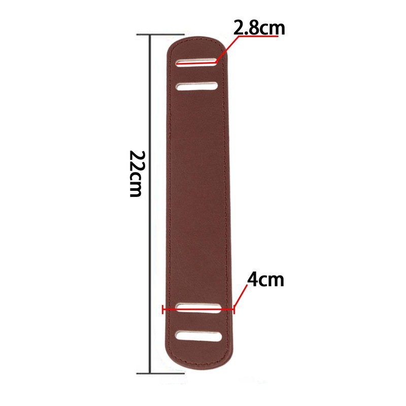 SM SunniMix Leather Shoulder Strap Pad Fixing Thick PU Leather