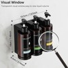 Shampoo and Conditioner Dispenser Shower Soap Dispenser No Drill 3