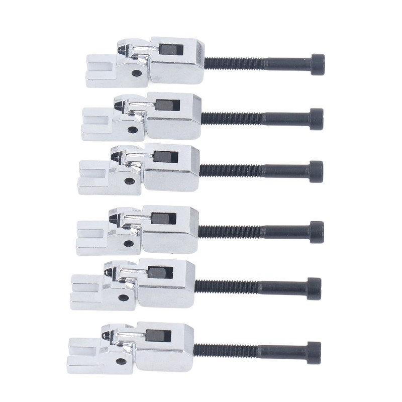 6PCS Metal Guitar Tremolo Saddles Double Locking System String Saddle