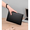 FSD.WG Clutch Bag for Men, Leather Second Bag, Handbag, Small,
