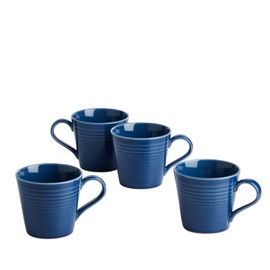 Royal Doulton exclusively for Gordon Ramsay Maze Denim Mugs Set of 4