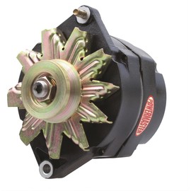 Powermaster Performance 57293 Alternator 12si 150 Amp 100 Idle 1V Pulley Black Alternator