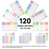 Shuttle Art 240 Pack Glitter Gel Pens, 120 Colors Glitter