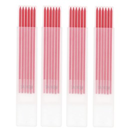 24 Pieces Carpenter's Pencil Leads Graphite Woodworking Pencil Leads Mechanical Construction Pencils, Carpenter's Pencil Leads (Red)
