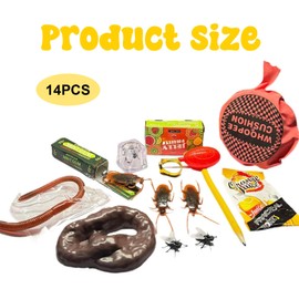 LIUYIDM Pack of 14 Fart Pillows, Joke Items, Pup Cushion Prank Items, Poop Piles, Realistic Small Flies, Joke Items for Adults, April Fool's Day Party & Joke Item