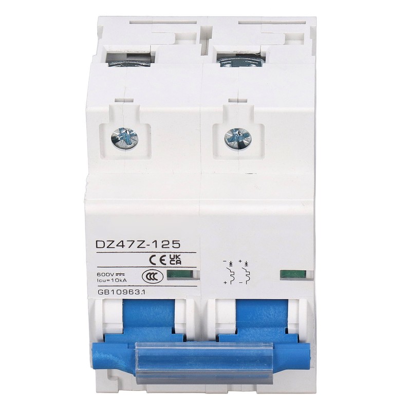 DC Miniature Circuit Breaker 2P 10KA High Current Isolation 600V