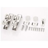 2 Pcs Shower Door Rollers, Zinc Alloy Runners Wheels Pulleys