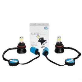 Octane Lighting 9007 SMD COB LED Low/Hi Beam Headlight Light Bulb 6000K 4000 Lumens 40W Pair