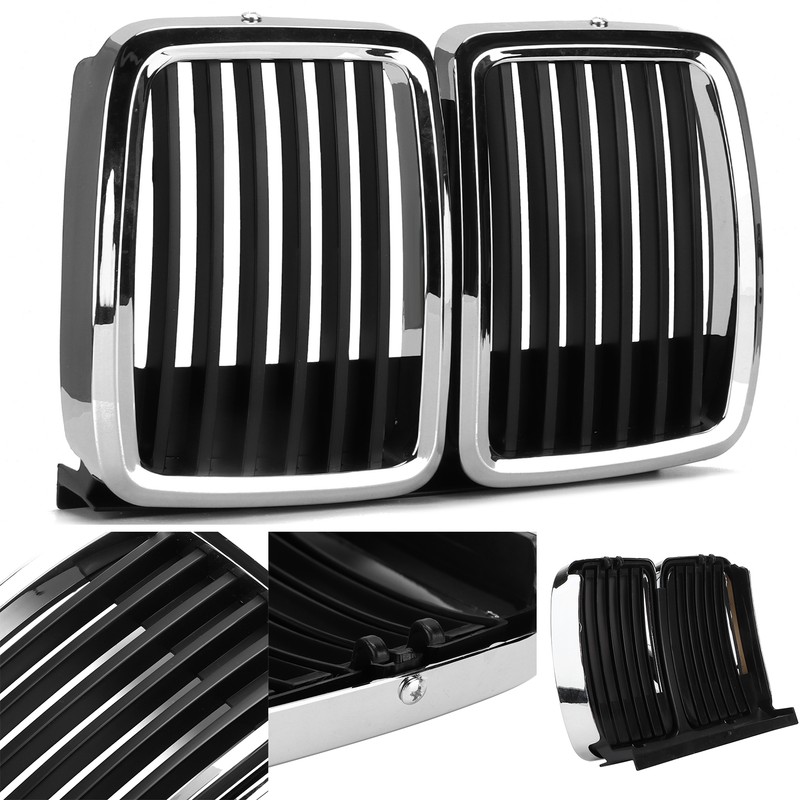 Front Center Grille Grill Chrome 51131884350 Replacement for E30 M3