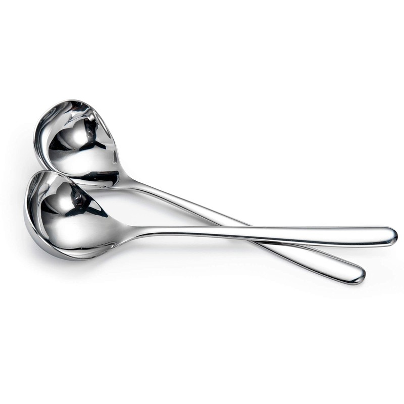 IMEEA 8-inch Mini Ladle Deep Soup Spoon SUS304 Stainless Steel