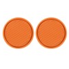sourcing map 2pcs Car Cup Coasters Universal PVC Car Cup