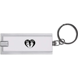 Azeeda 'Feet Lover with Heart ' Keyring LED Torch (KT00040831)