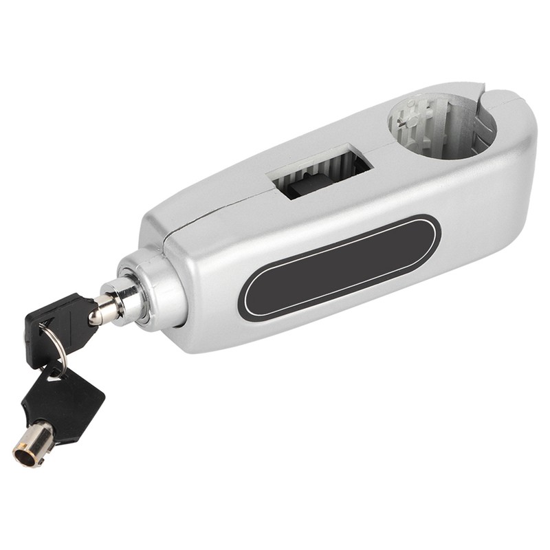 Universal Motorcycle Handlebar Brake Lever Lock Throttle Grip Anti Theft