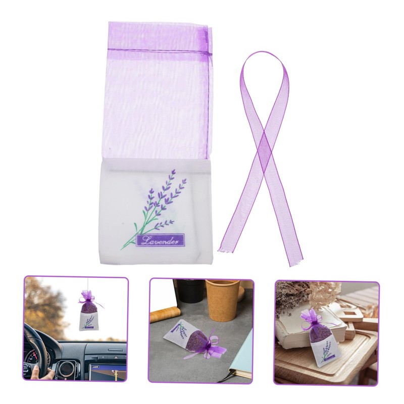 Tofficu Empty Sachets Bag Set 30 Pcs Purple Goodie Bags