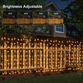 CERIAL 6Mx1M Christmas Curtain Lights Indoor Outdoor Plug in,Hanging Backrop Curtain Lights Icicle Lights Waterfall Wall Lights,Garden Fairy Lights Green Wire,Waterproof,Connectable for Window Gazebo