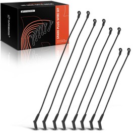 A-Premium - Juego de 8 cables de bujía de encendido compatibles con Land Rover Discovery 1999-2004, Range Rover 1999-2002 4.0L 4.6L