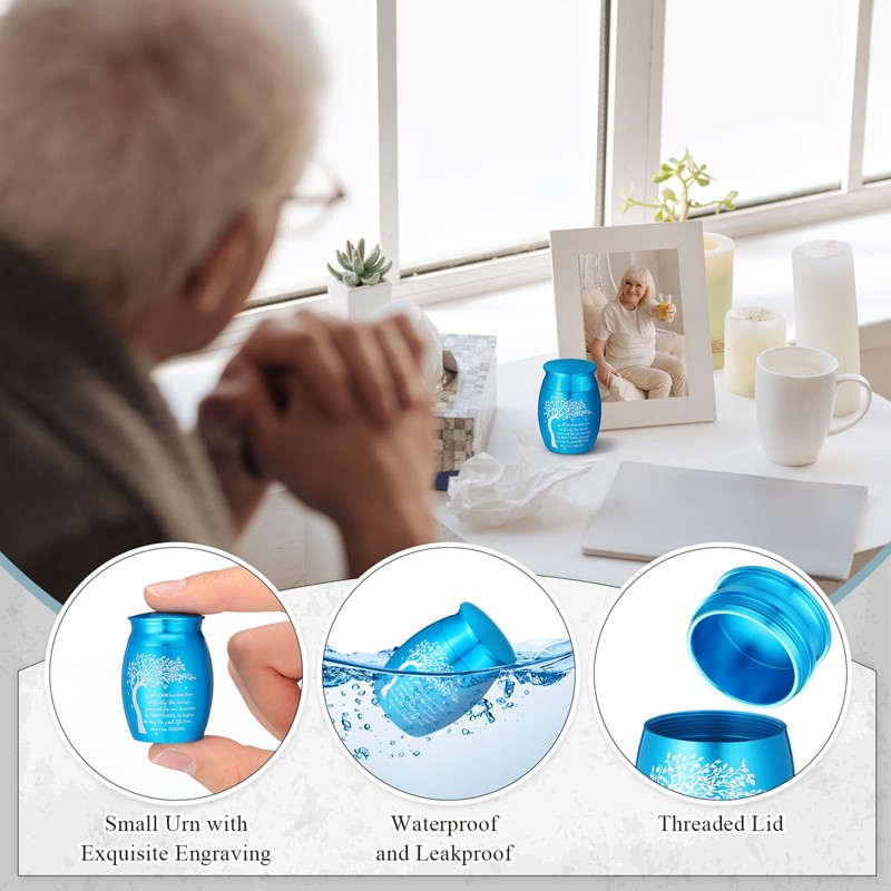 Shimeyao 8 Pieces Cremation Urn Set for Ashes Sharing Urns