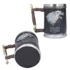 Stainless Steel Liner Mug Resin Decorative Hand Painted Beer Cup