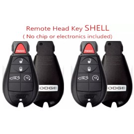 VLS X2 NEW Fobik Key SHELL For DODGE Charger Challenger Dart 2007-2016 SUPER STRONG