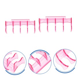 Vaguelly 30Pcs Heat Insulation Clips for Salon Hair Perming Lightweight Holder Safe Hair Styling Tools for Professional and DIY Use