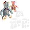 30 Pieces Memory Bear Sewing Pattern Template, Memory Bear Acrylic