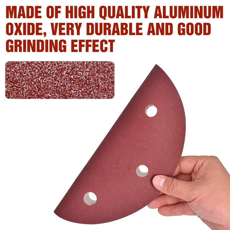 KONGMING 225mm Sanding Discs 25pcs 6 Hole Grit P150 9