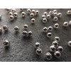 SILVER PLATED CORREGATED BRASS ROUND SPACER BEADS 3 MM PACKAGES