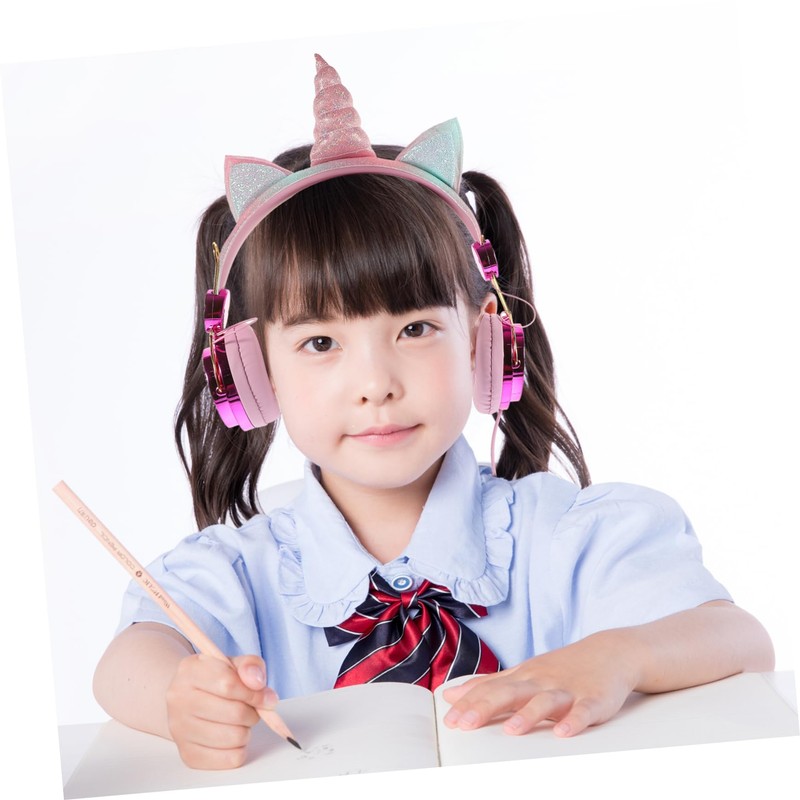 SEWACC Boy Girl Over Ear Headphones with Mic Volume for