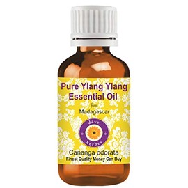 Deve Herbes Pure Ylang Ylang Essential Oil (Cananga odorata) Steam Distilled 15ml (0.50 oz)