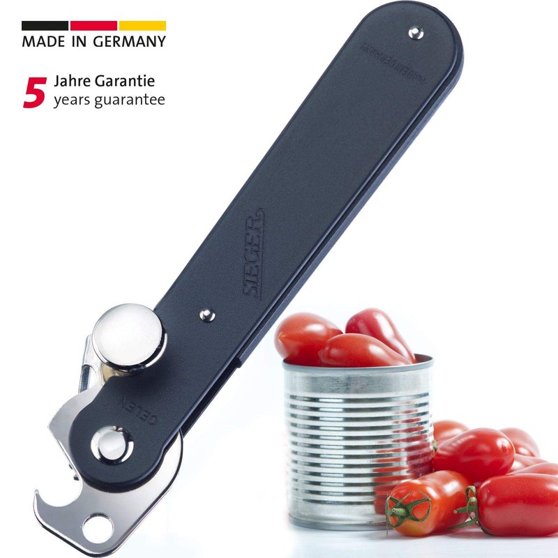 Westmark Hebeldosenöffner, mit Kapselheber, Länge: 14,9 cm, Stahl, Original Sieger,