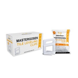 MasterGosen Tile Leveling System - 1/8" (3.0mm) Clips, 2000-Pack