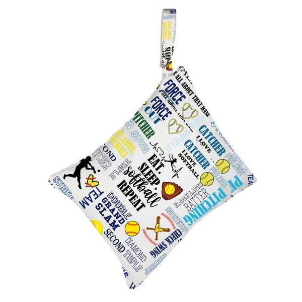 FEELMEM Softball Gifts Softball Wet Dry Bag Softball Player Travel