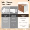 Toot Care Disposable Face Towels, 100% Biobased, Ultra-Soft Makeup Removal