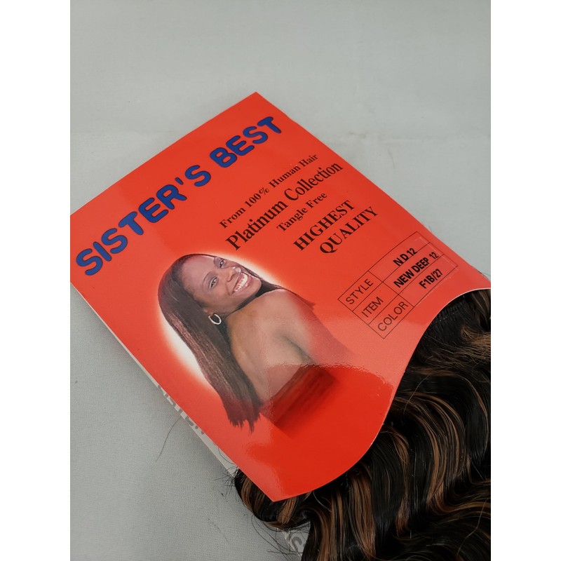 Sisters Best Platinum Collection New Deep Wave Human Synthetic Hair