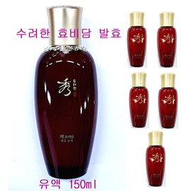 Sulyeohan 수려한 효비담 발효 유액 150ml + 20ml X 5개 Elegant Hyobidam Fermented Essence 150ml + 20ml x 5
