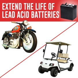 Battery Restore For Lead Acid Batteries - Made In USA - 64oz Formulated Desulfator Extends Battery Life & Expands Charge Capacity - Non-Toxic Safe & Effective For Golf Carts, Motorcycles, Boats & ATVs