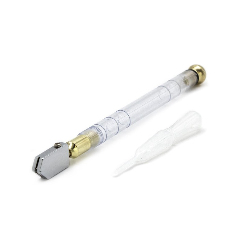FHC 0GCC03 Clear Oil Wide Head Glass Cutter