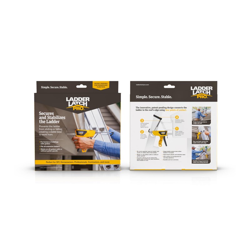Ladder Latch Pro - Ladder Safety Device - Lightweight, Installs
