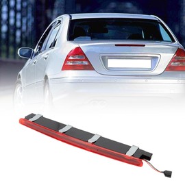 Attisfiera 3.Rear LED Brake Light Compatible with C Class W203(2000-2007) A2038201456 High Mount LED Brake Light