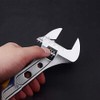SENRISE Adjustable Wrench Adjustable Spanner Soft Grip Wide Mouth Wide