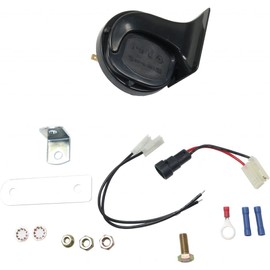 For GMC Savana 2500/3500 2003-2018 Horn | Low | With Mounting Bracket and Wiring Harness | With Plug-in Type Connector | Replacement For D1920C, 85112